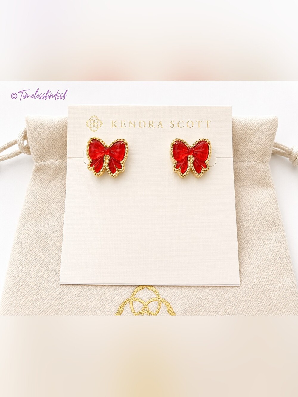Kendra Scott Haley Bow Stud Earrings